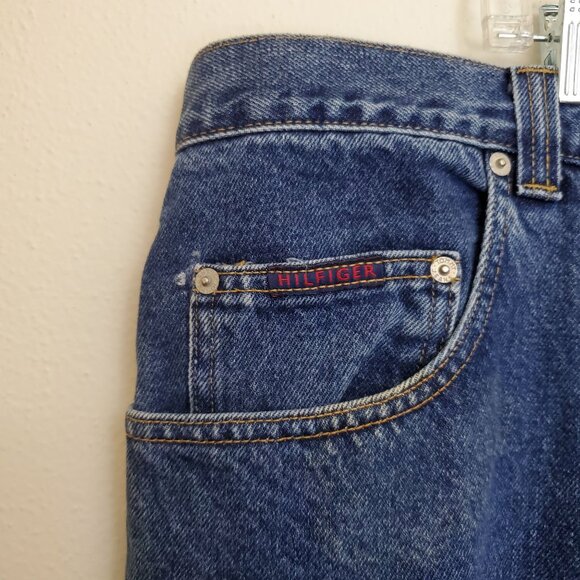 Tommy Hilfiger men's 90's Y2K relaxed fit jeans big and tall - Picture 3 of 11